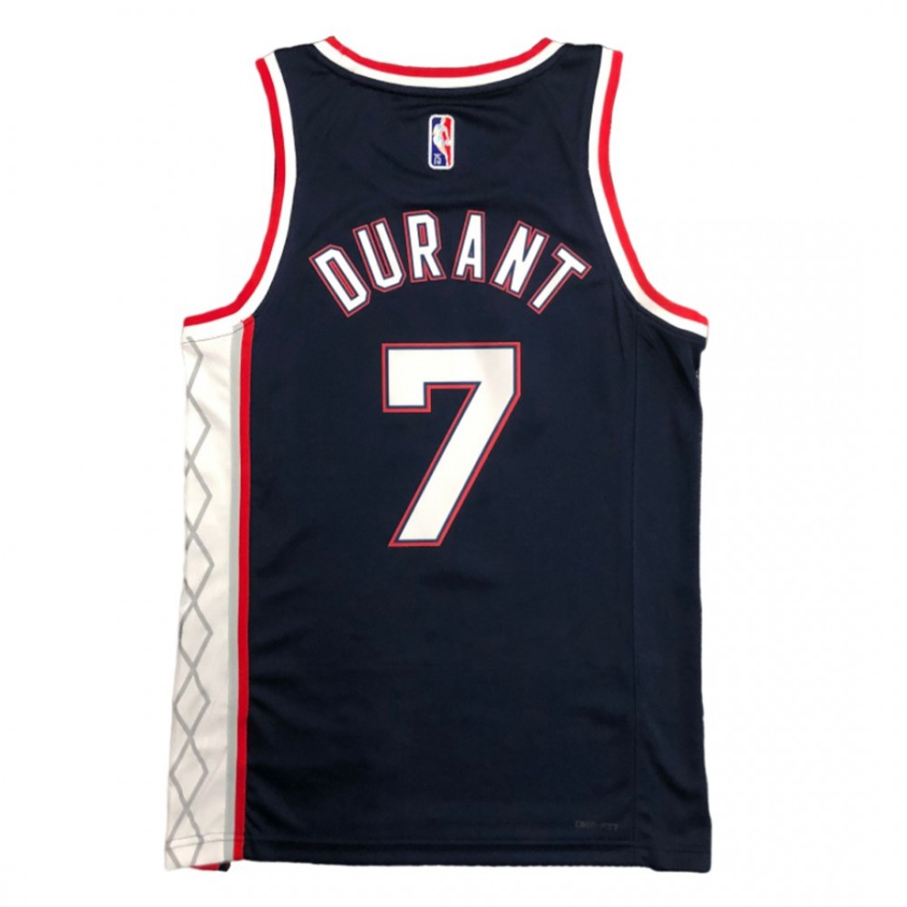 Men's Brooklyn Nets Kevin Durant #7 Navy 2021/22 Swingman Jersey - City Edition-Pro Kit Vault | Brand New 26/27 Sports Jerseys